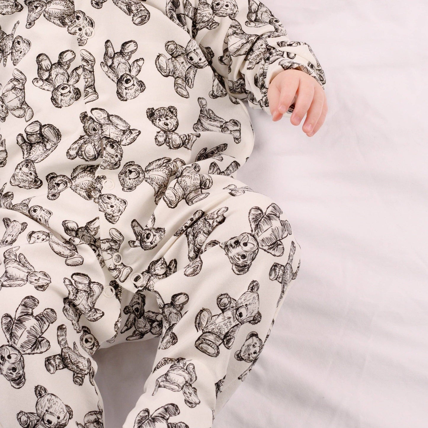 Teddy Bear Cotton Sleepsuit