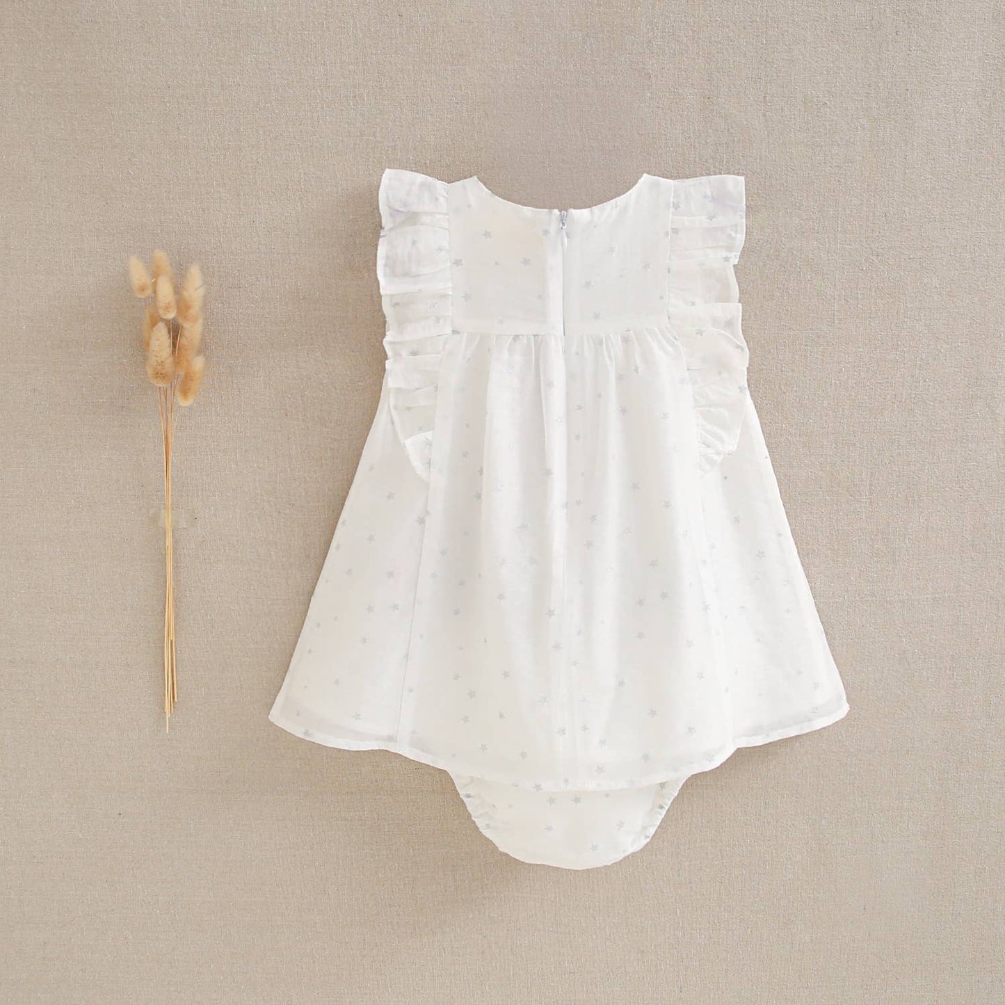 White Dress With Stars & Panties