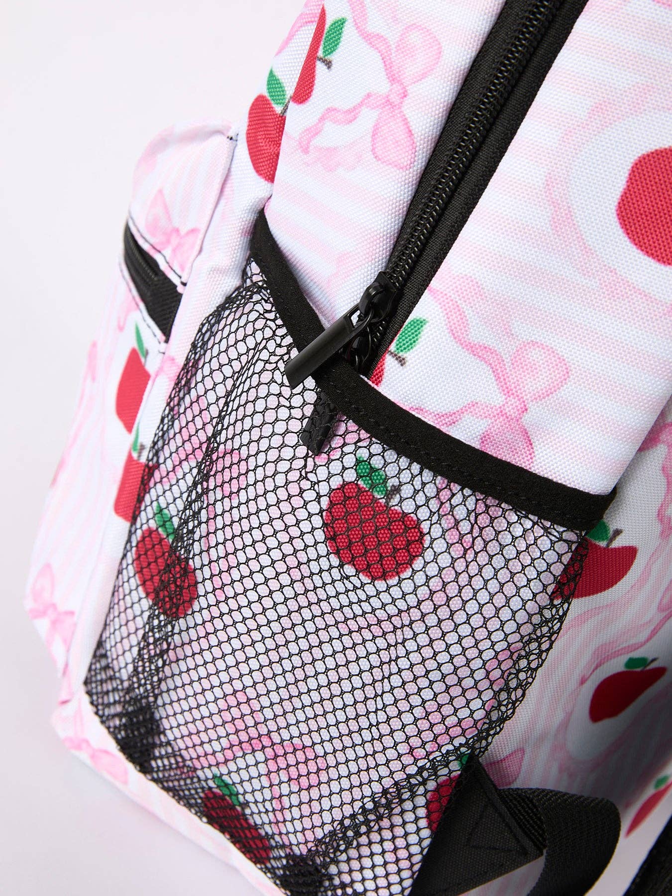 Pink Back-to-school Apple Schoolbag