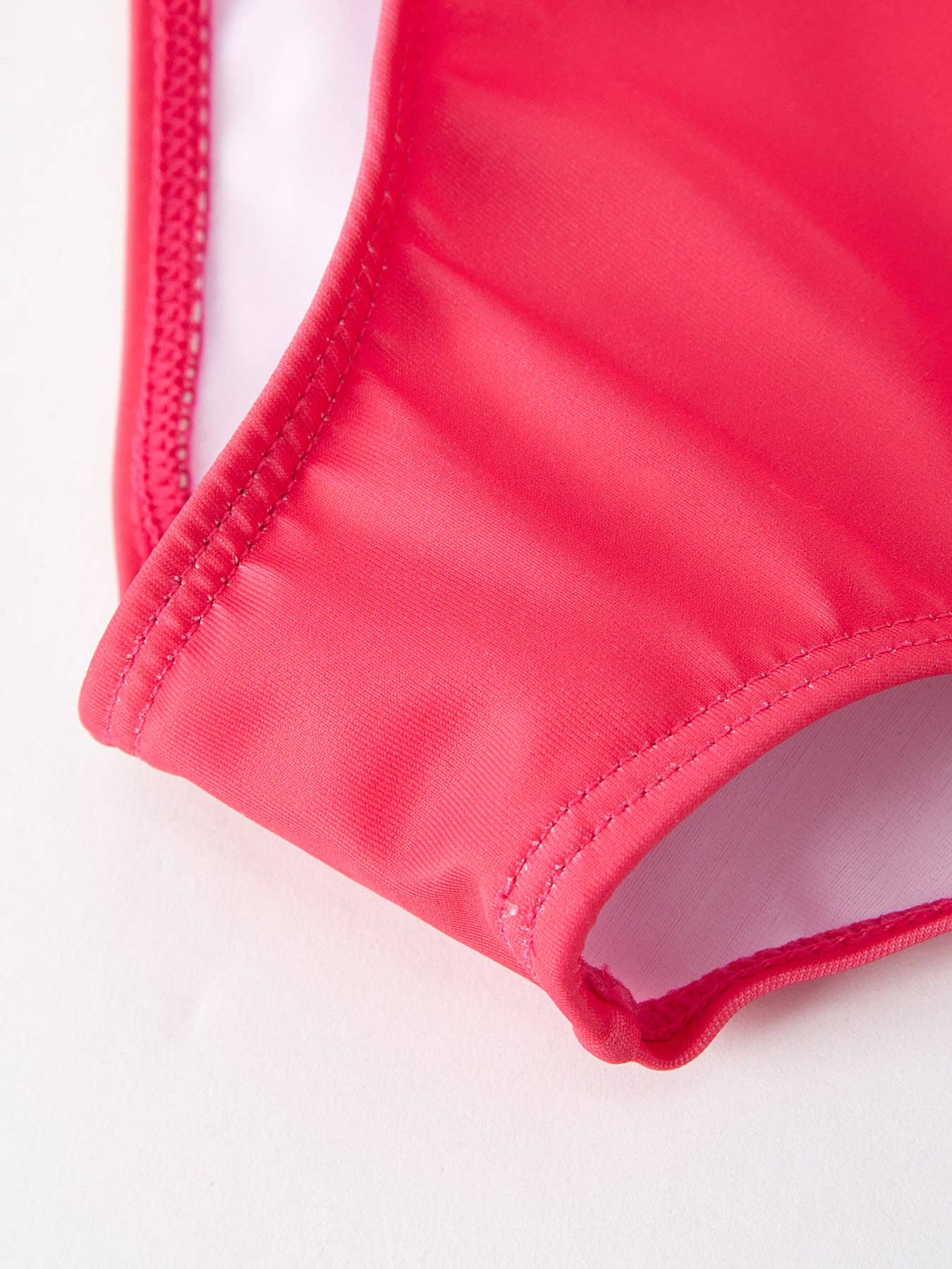 Girls Hot Pink Leopard Swimsuit
