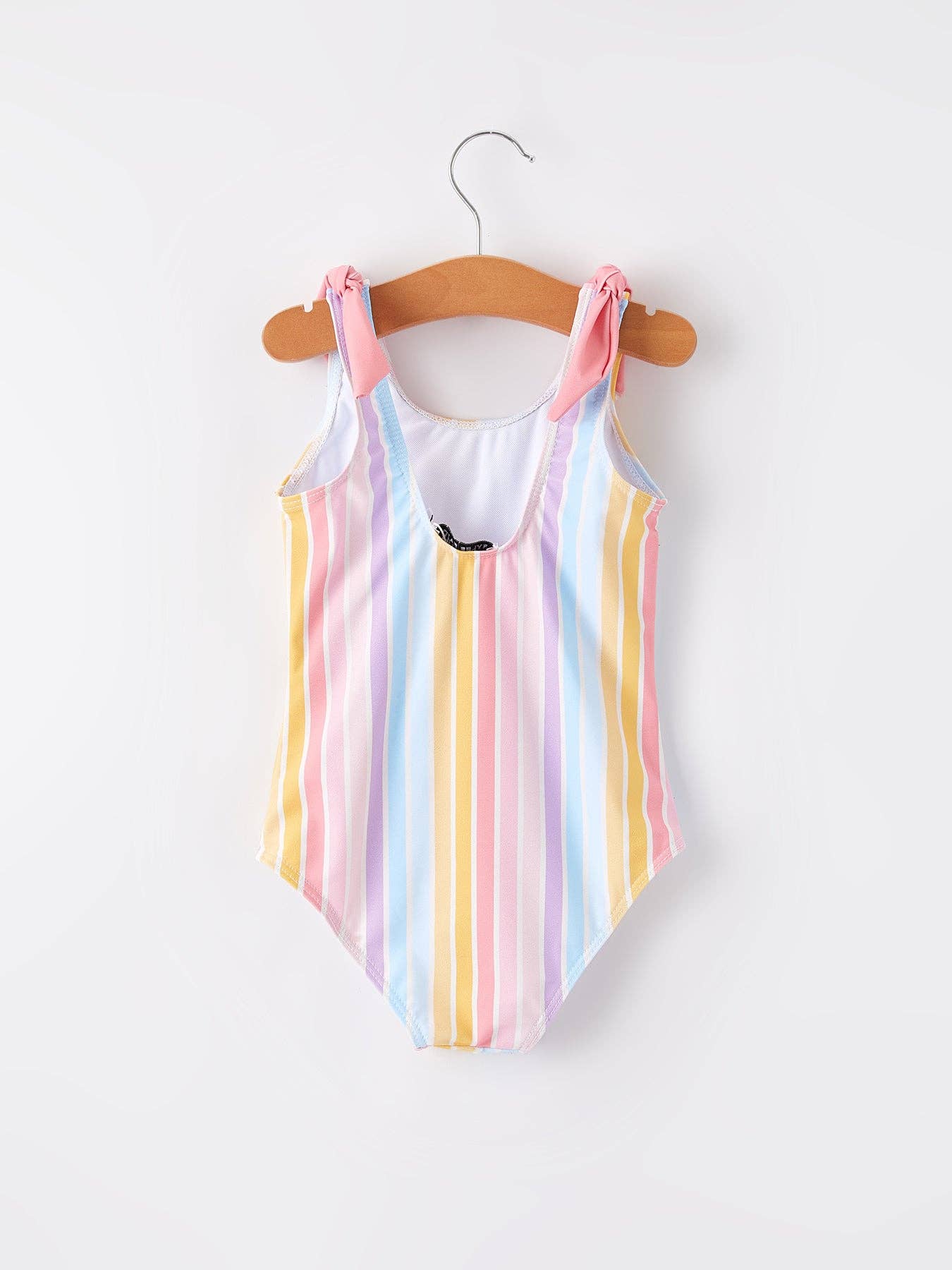 Colorful Stripe Floral Boutique Swimsuit