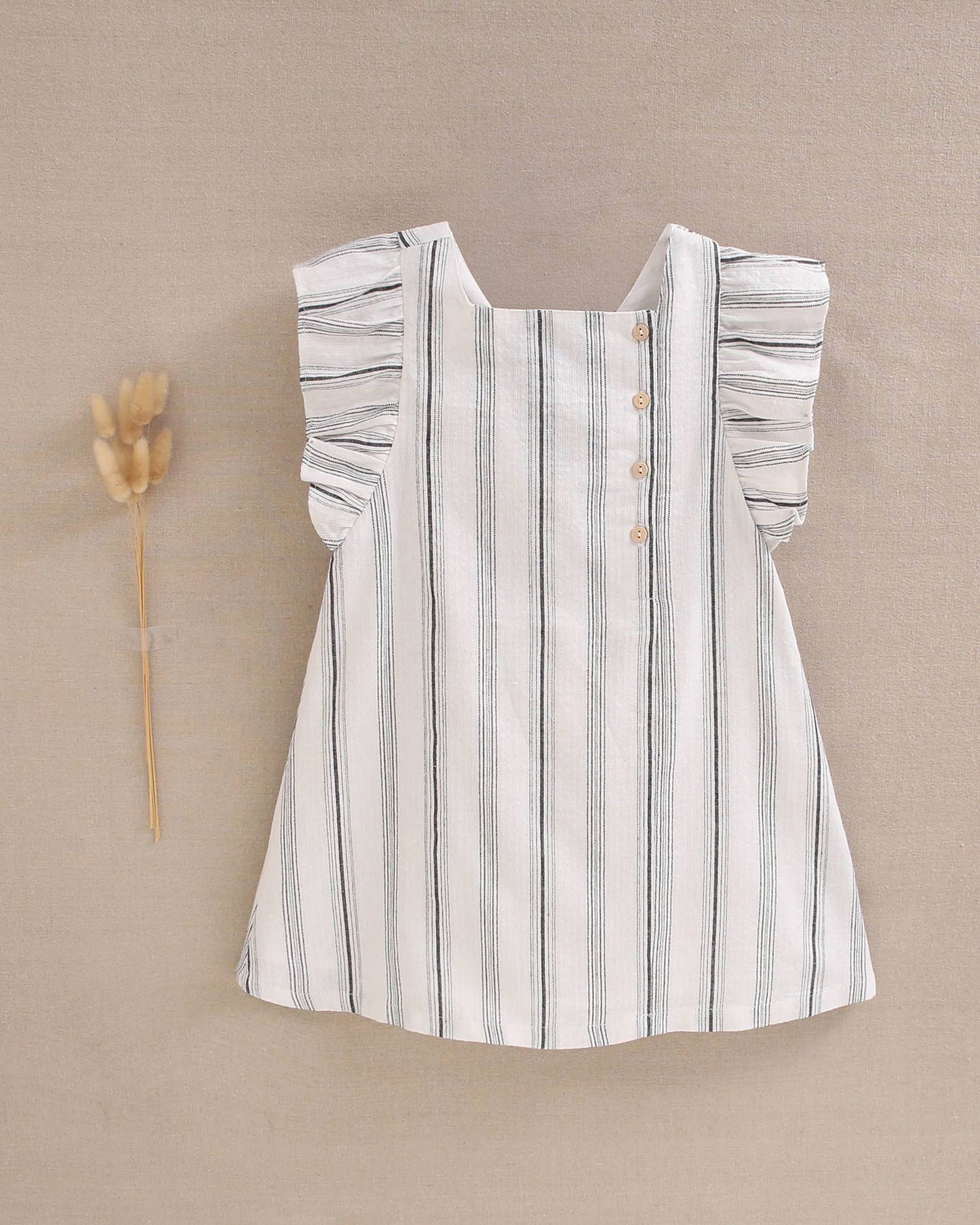 Two-Tone Striped Dress