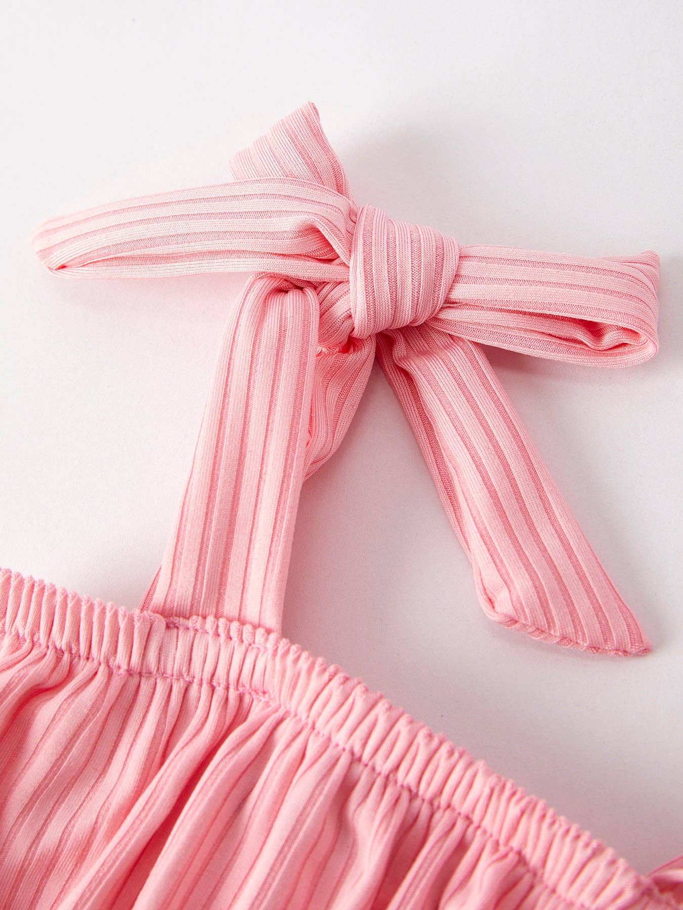 Pink Bow Shorts & Top Set