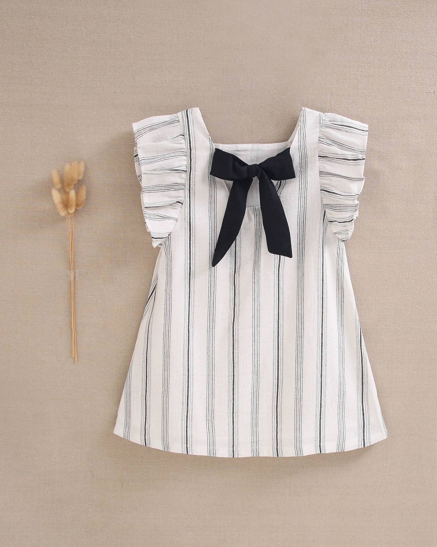 Two-Tone Striped Dress