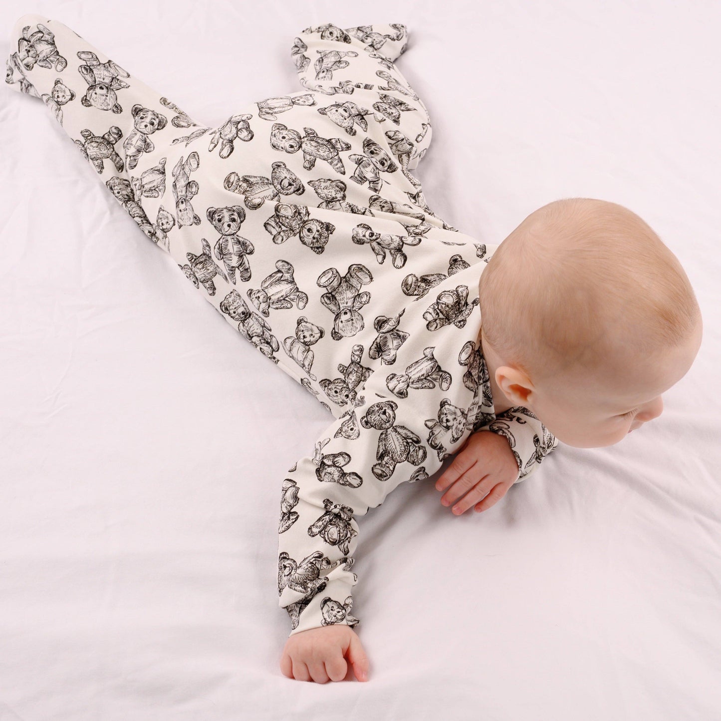 Teddy Bear Cotton Sleepsuit