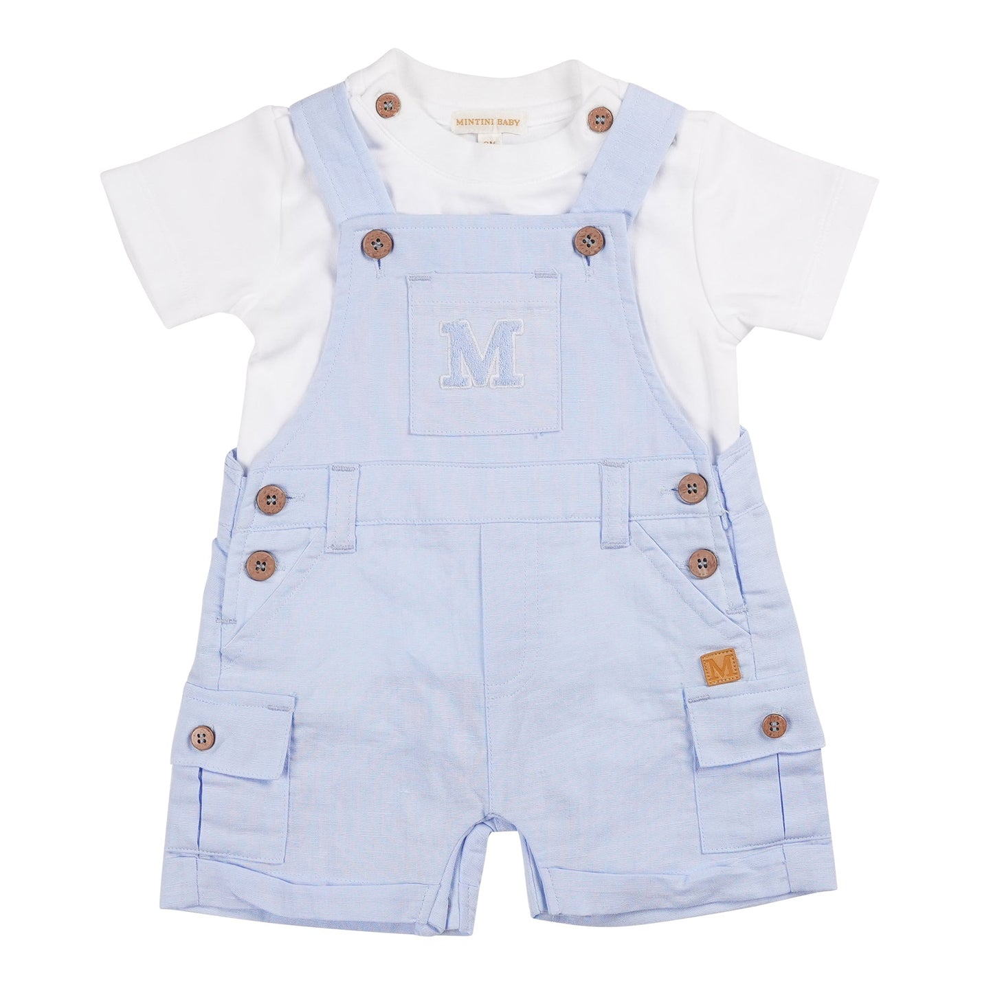 T-Shirt & Short Dungaree Set