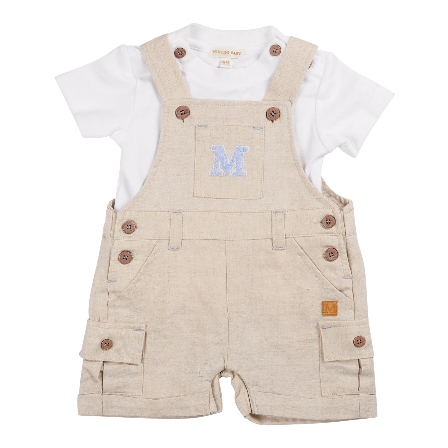 T-Shirt & Short Dungaree Set
