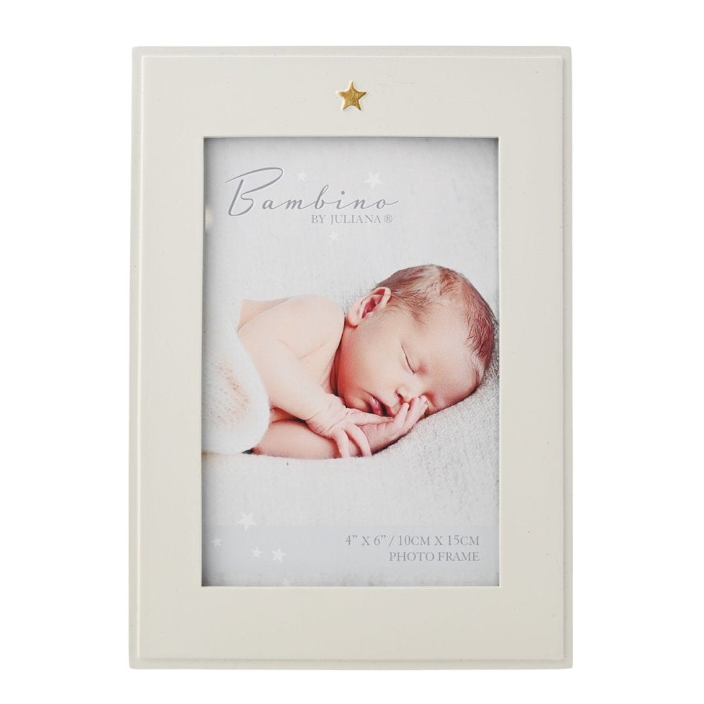 Photo Frame with Star Icon 4" x 6"