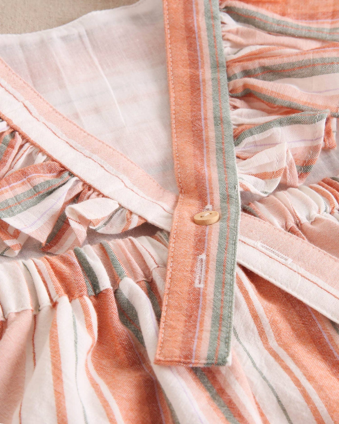 Mixed Stripe & Cross Back Dress