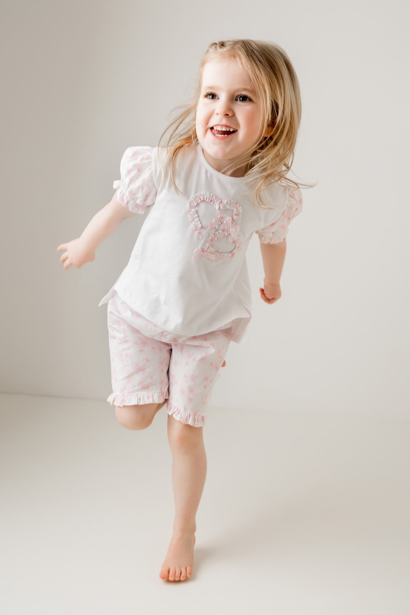 Lilac Smock Top & Short Set