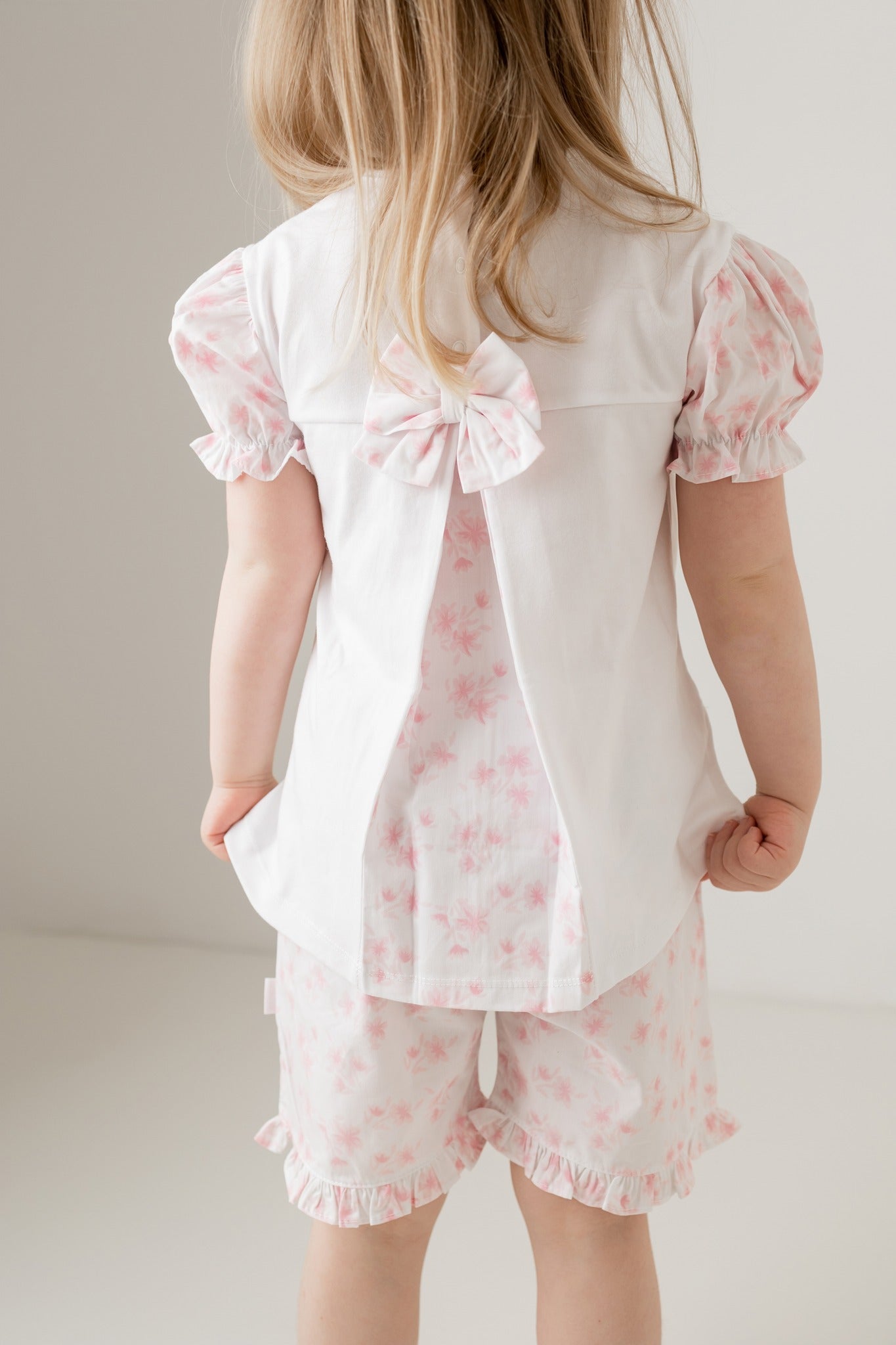 Lilac Smock Top & Short Set