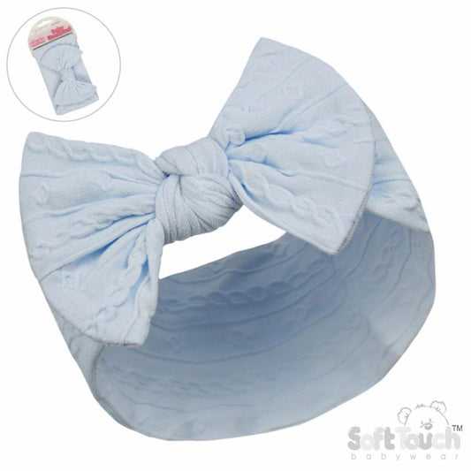 Ribbed Bow Headband