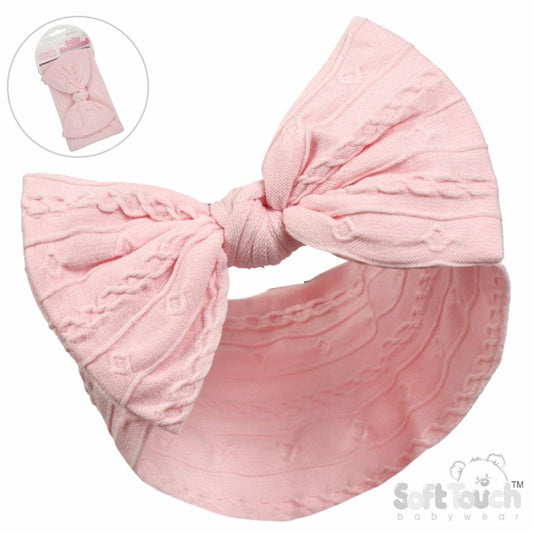 Ribbed Bow Headband