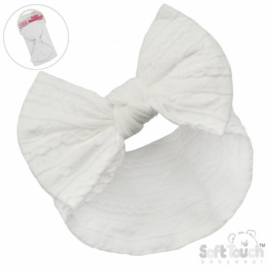 Ribbed Bow Headband