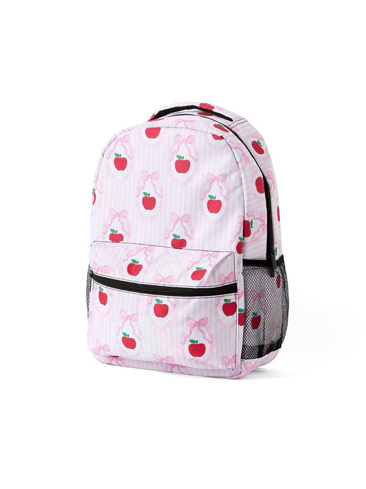 Pink Back-to-school Apple Schoolbag