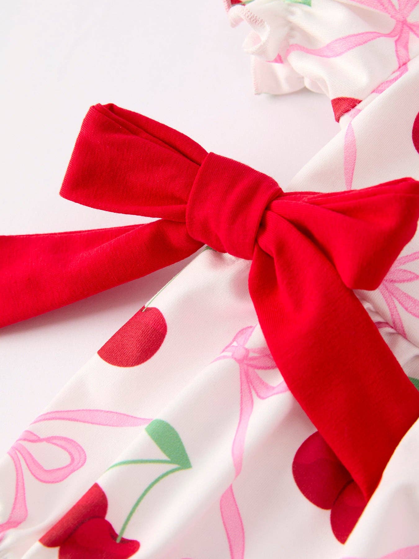 Cherry Bow Romper