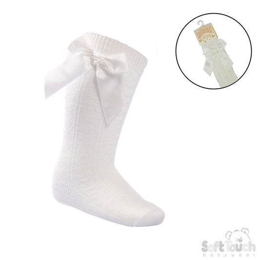 Knee High Bow Socks