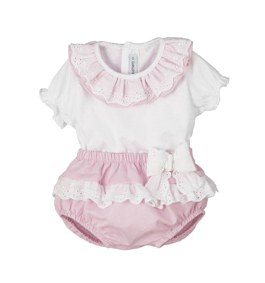 Pink Ruffle Set