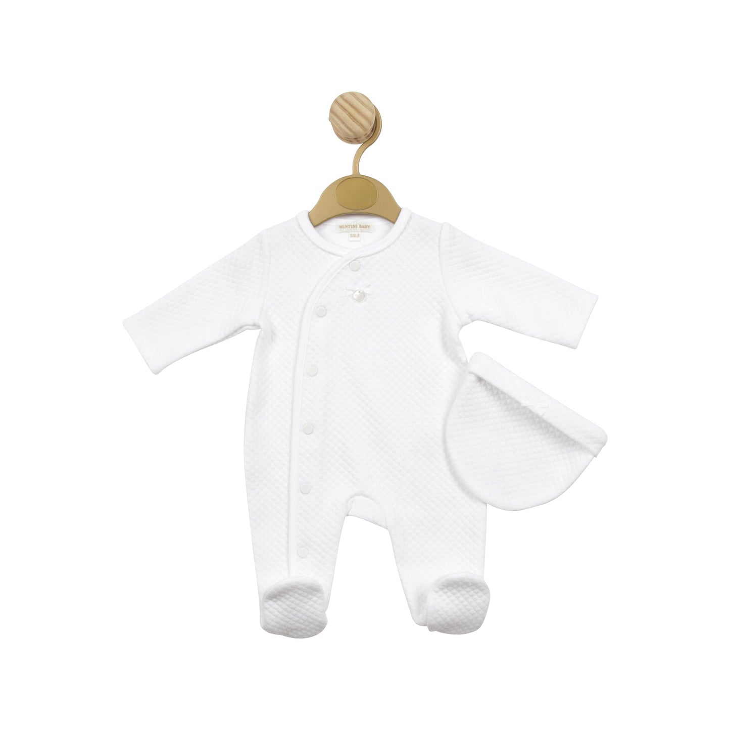 Waffle Tiny Babygrow & Hat