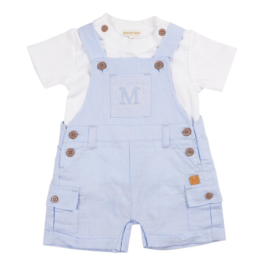 T-Shirt & Short Dungaree Set