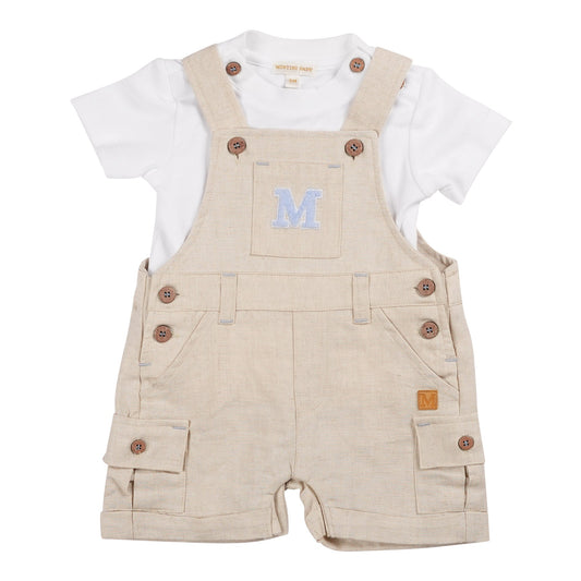 T-Shirt & Short Dungaree Set