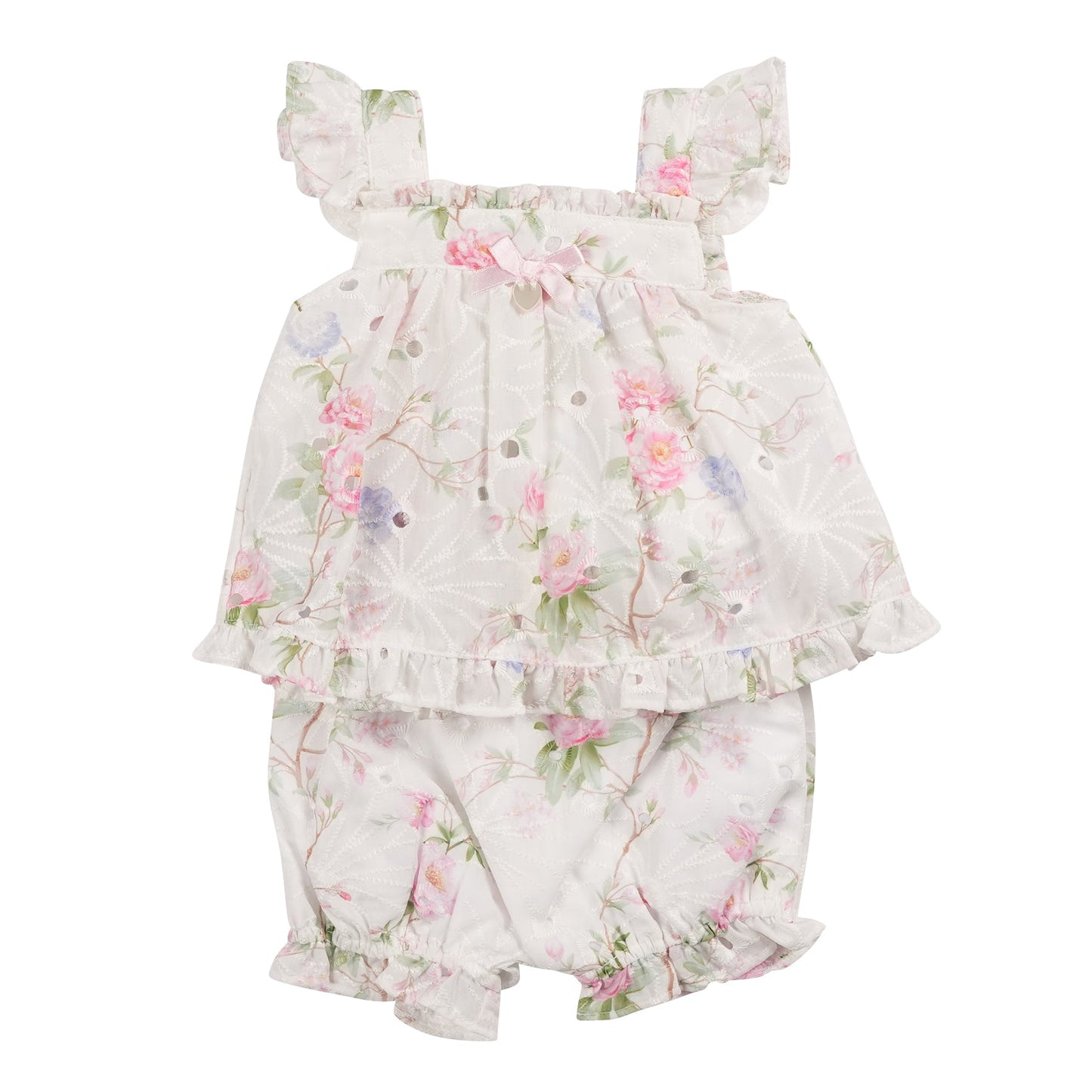 Pastel Floral Top & Bloomer