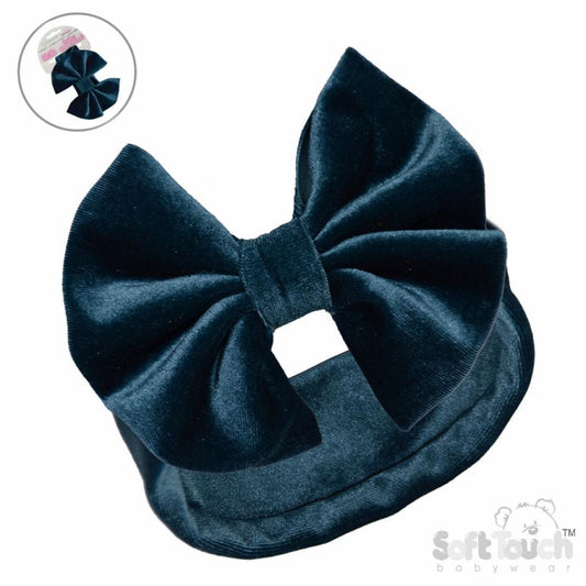 Velour Velvet Headband with Bow