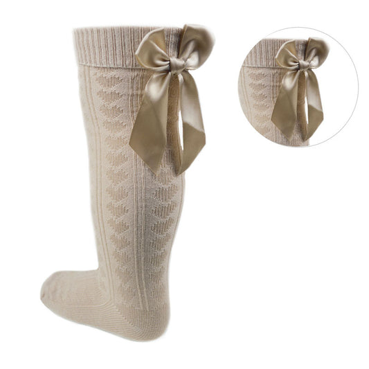 Knee Socks With Ribbons
