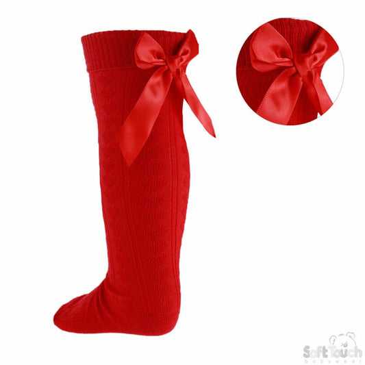 Knee Socks With Ribbons