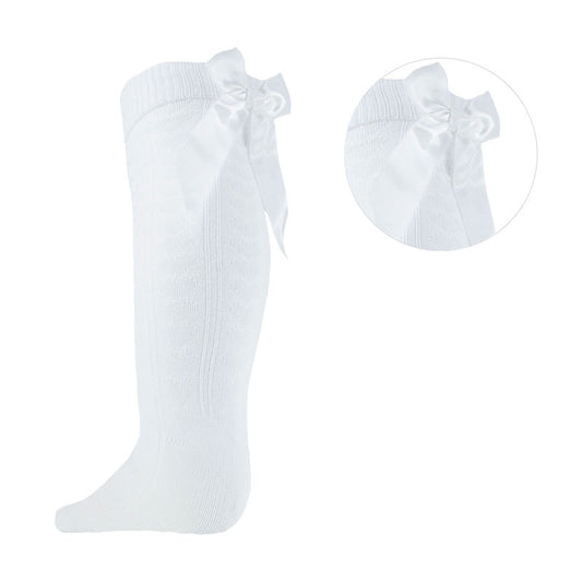 Knee Socks With Ribbons