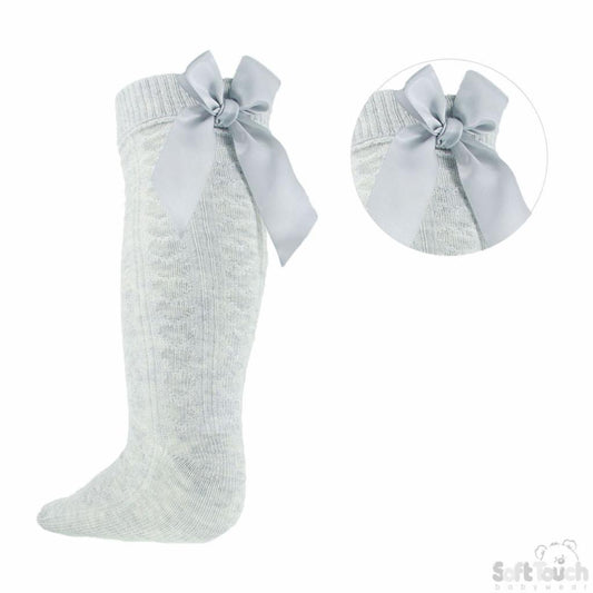 Knee Socks With Ribbons
