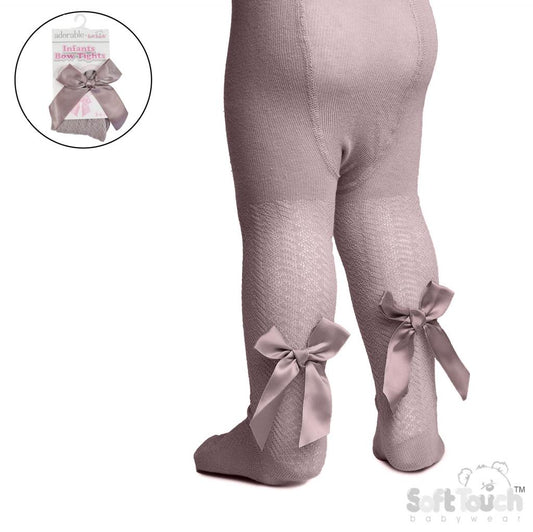 Tights With Back Bow