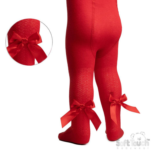 Tights With Back Bow