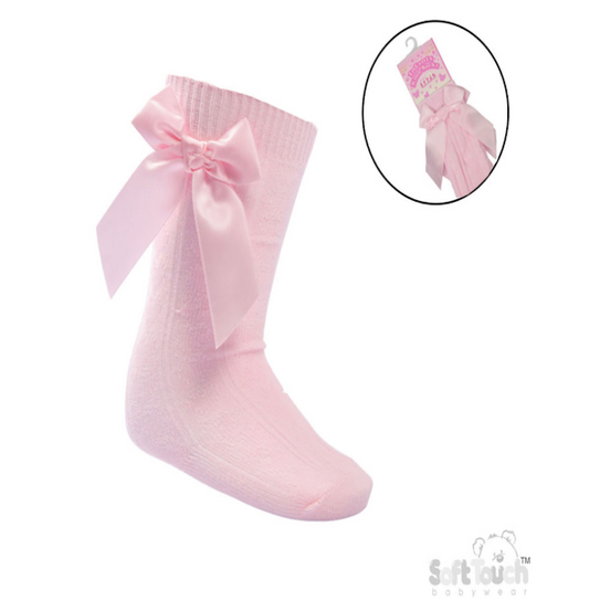 Knee High Bow Socks