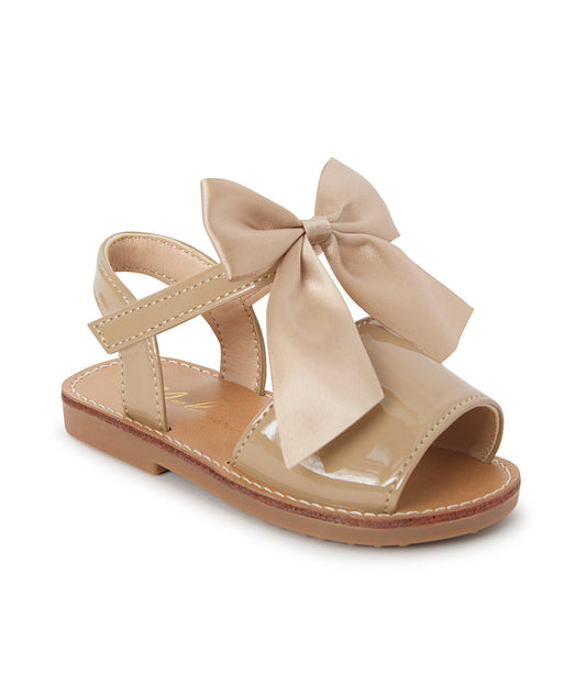 Martina Hard-Sole Bow Sandal