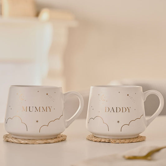 Set of 2 mugs - Mummy & Daddy
