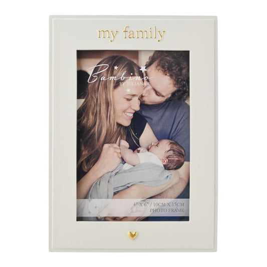 My Family Photo Frame - 4" x 6"