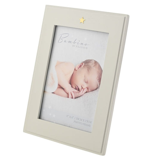 Photo Frame with Star Icon 4" x 6"