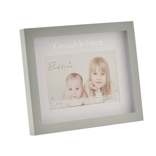 Grandchildren photo frame - 6" x 4" In Lidded Gift Box