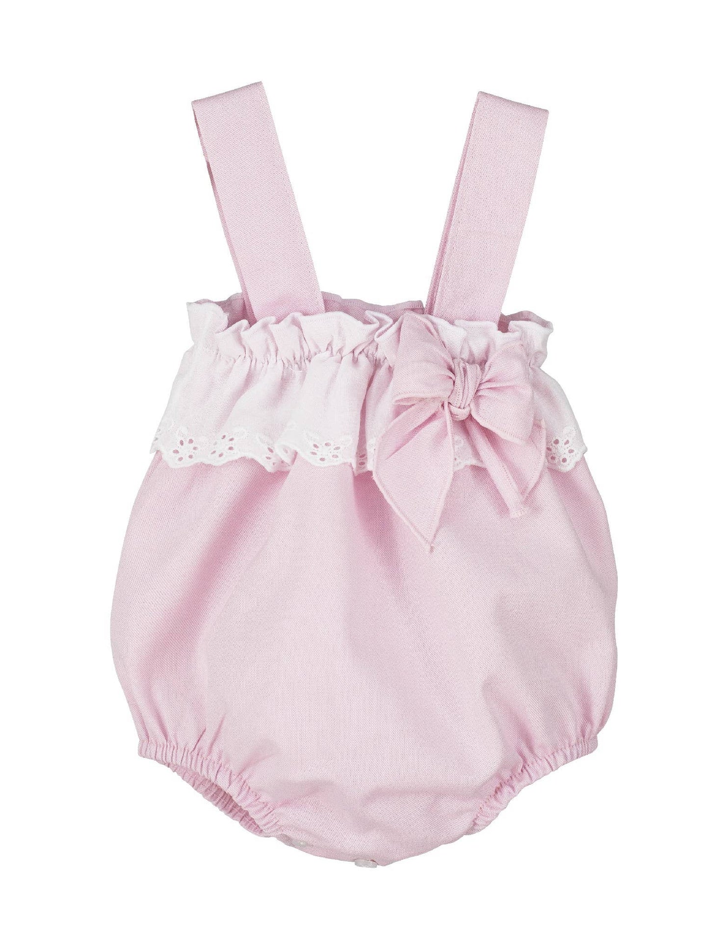 Pink Bow Romper