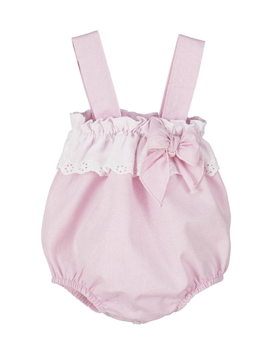 Pink Bow Romper