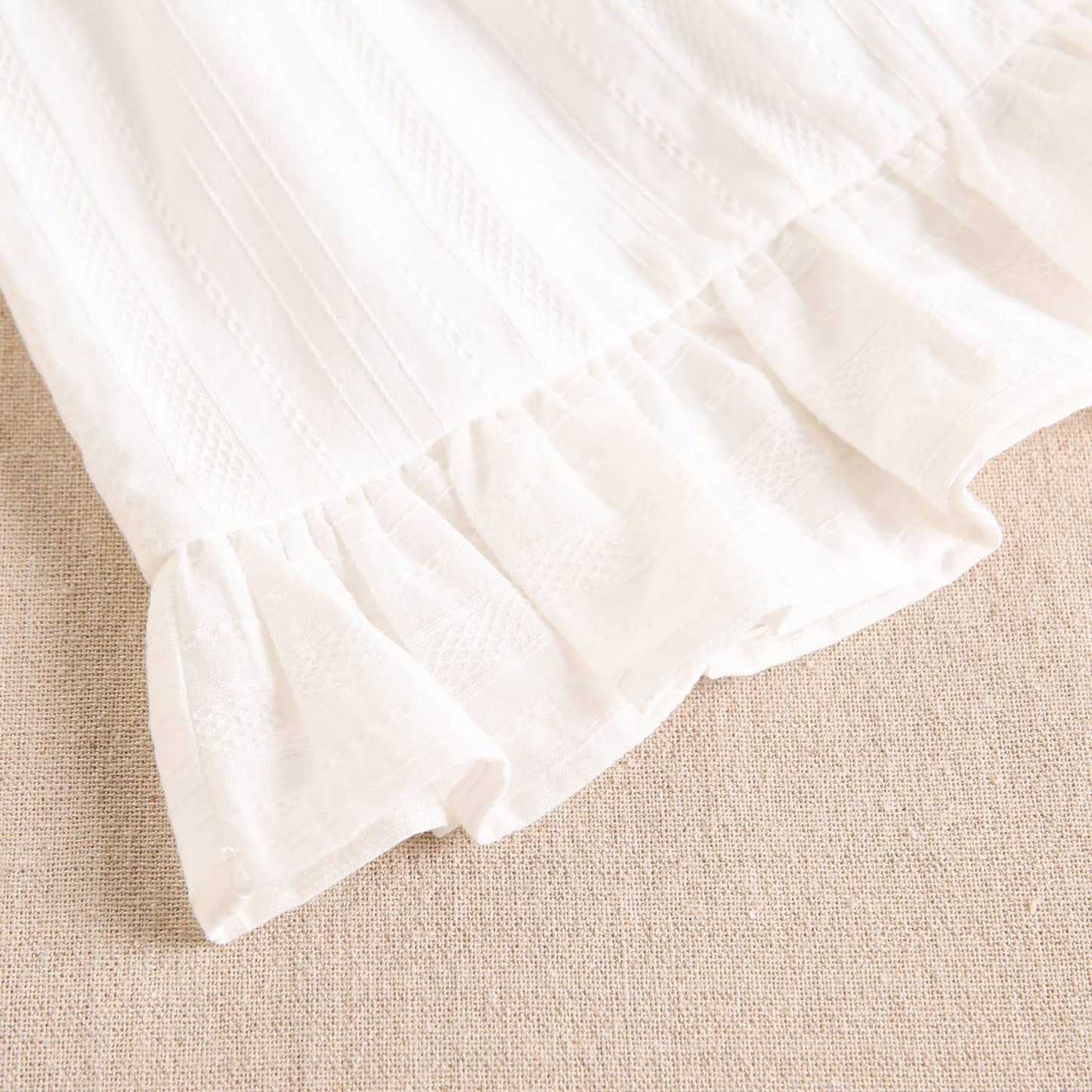 Tassel White Dress