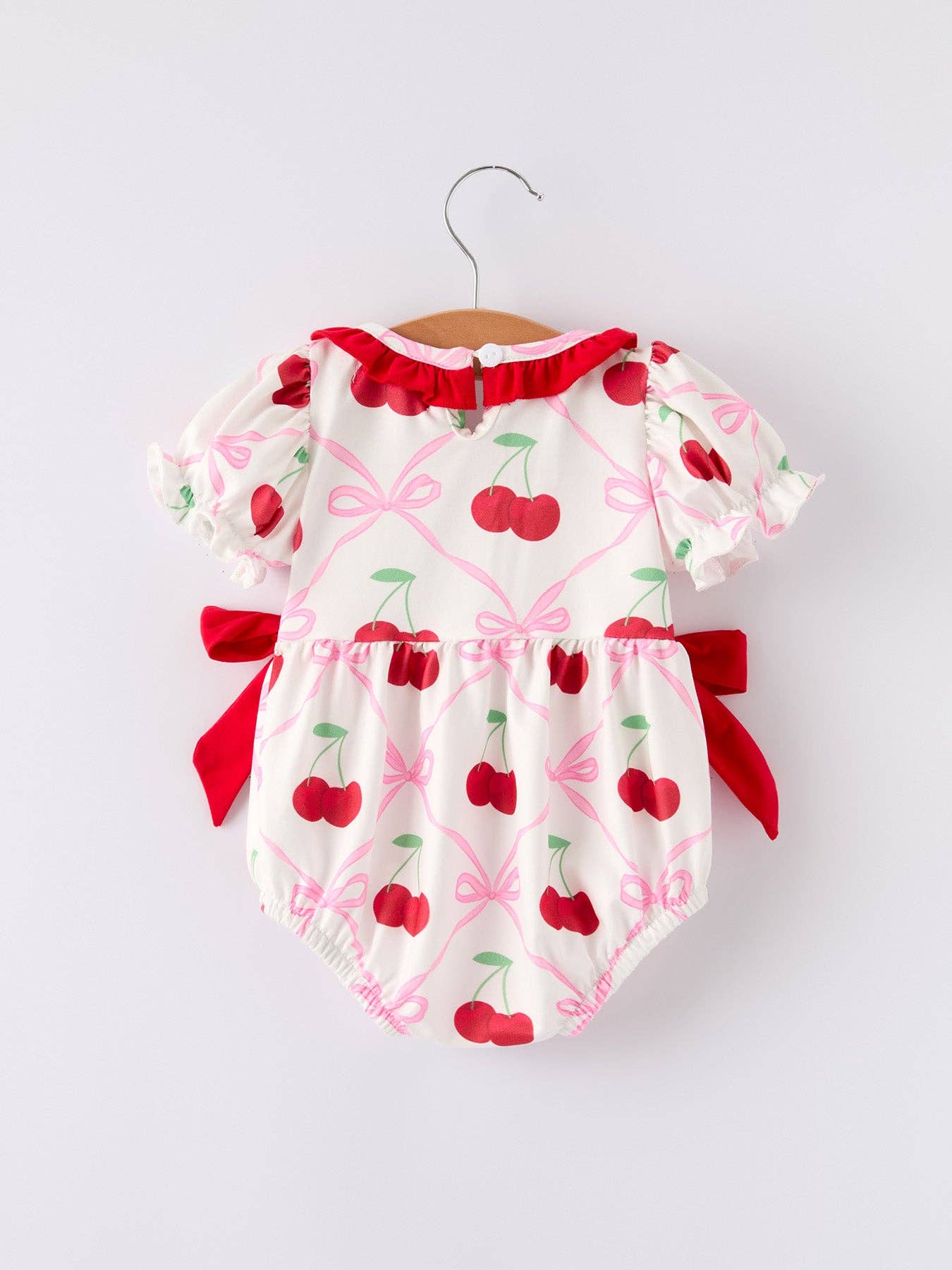 Cherry Bow Romper