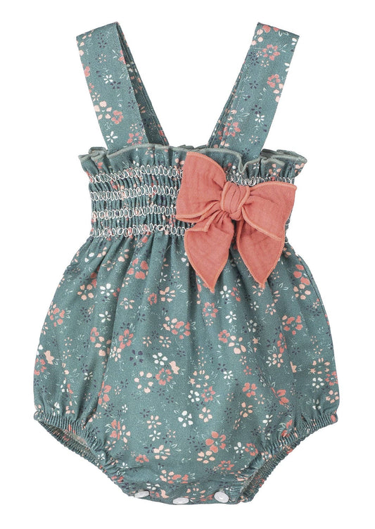 Floral Bow Romper